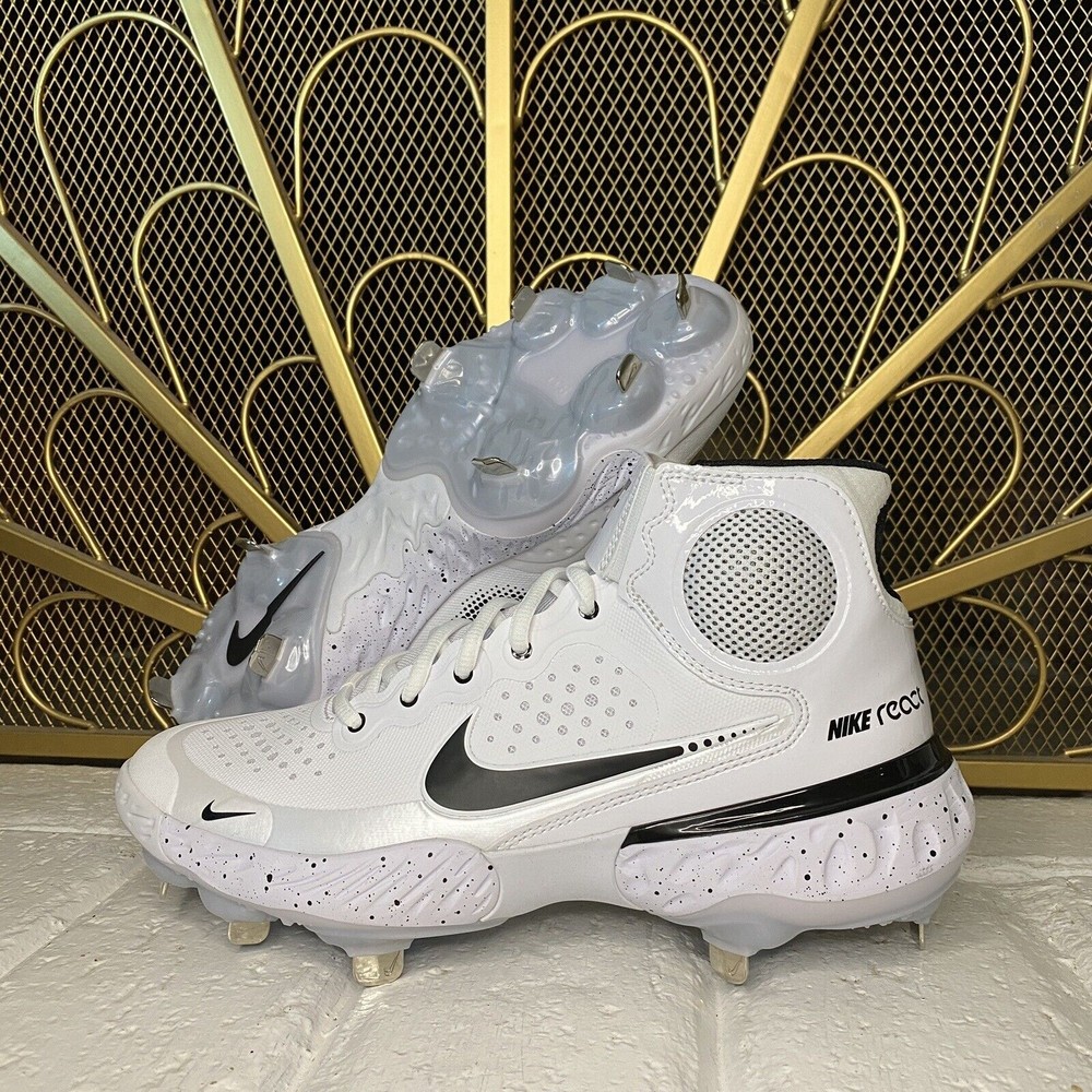 Nike Baseball React Alpha Huarache Elite 3 Metal Cleats Men's Size 7 CZ7946-104